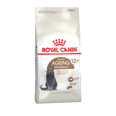 Royal Canin Ageing Sterilised 12+ корм для Пожилых Стерилизованных кошек и Кастрированных котов старше 12 лет